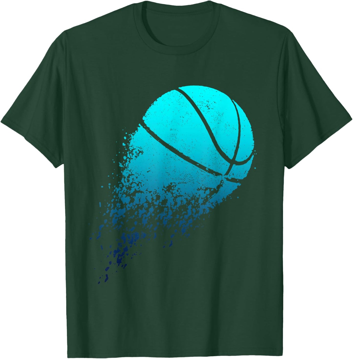Basketball Player Bball Coach Fan Baller Sport T-Shirt - T-Shirt | Forest