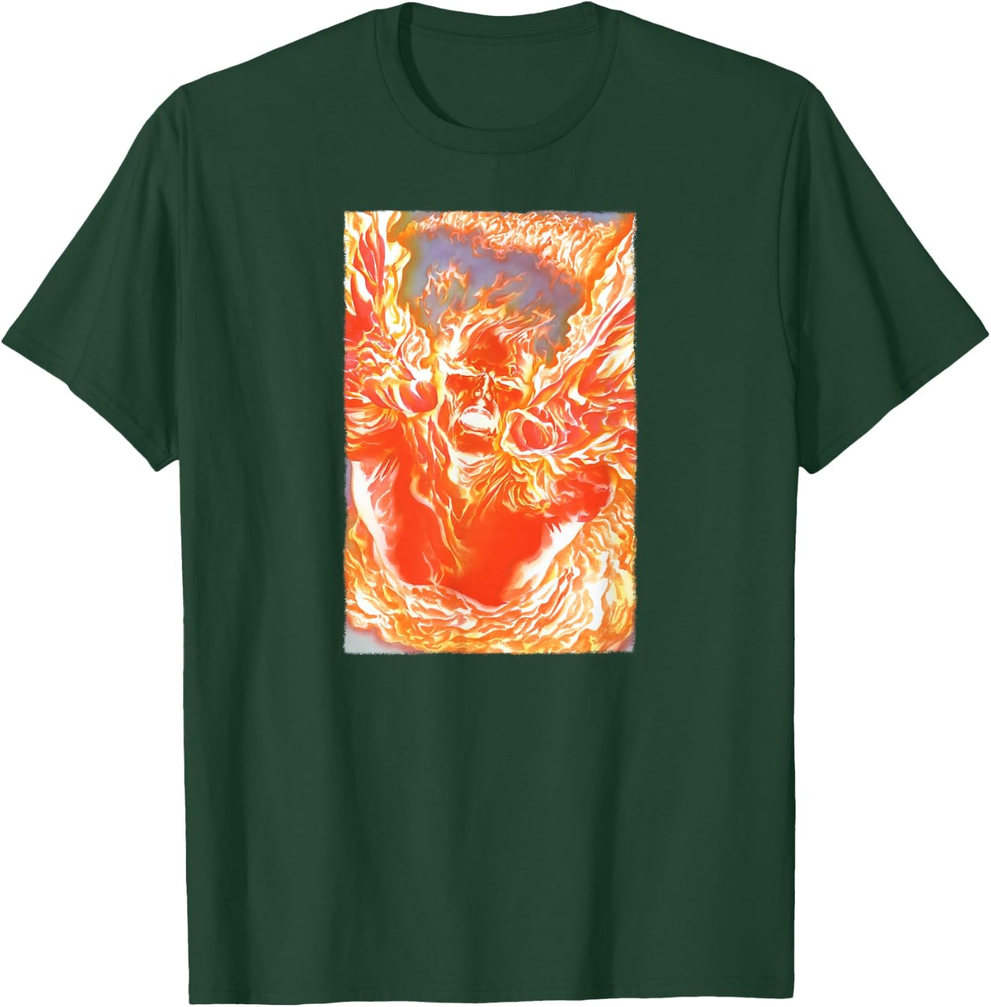 Marvel Fantastic Four Human Torch Marvelocity T-Shirt - T-Shirt | Forest