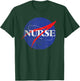 Nurse Astronaut Distressed Retro for Outer Space Nursing T-Shirt - T-Shirt | Forest