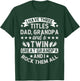 Dad Grandpa And A Twin Great Grandpa Of Twins T-Shirt - T-Shirt | Forest