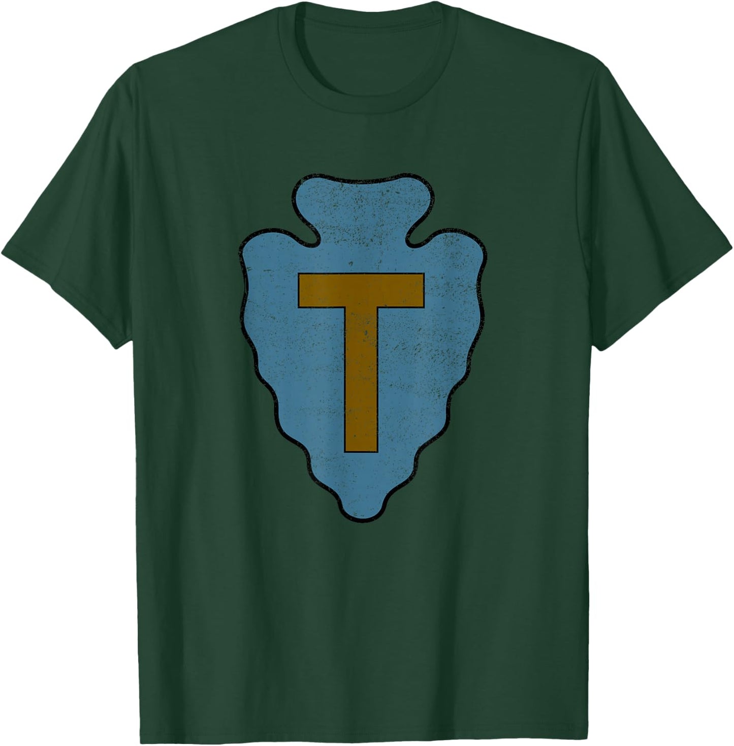 Vintage 36th Infantry Division Patch Panther T-Patcher T-Shirt - T-Shirt | Forest