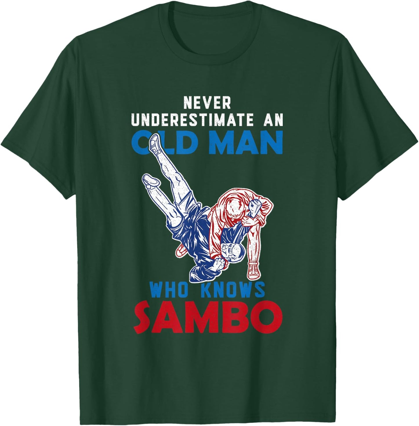 Sambo Rings Martial Arts Russia Soviet Union Martial Arts T-Shirt - T-Shirt | Forest