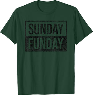Sunday Funday Brunch Football Sports BBQ Church T-Shirt - T-Shirt | Forest