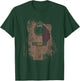 Musician Guitarist Instrument & Strings Designs Distressed Acoustic Guitar Vintage Player Rock & Roll Music - Adults/Kids - Black - Short Sleeve - Classic Fit - Small T-Shirt - T-Shirt | Forest