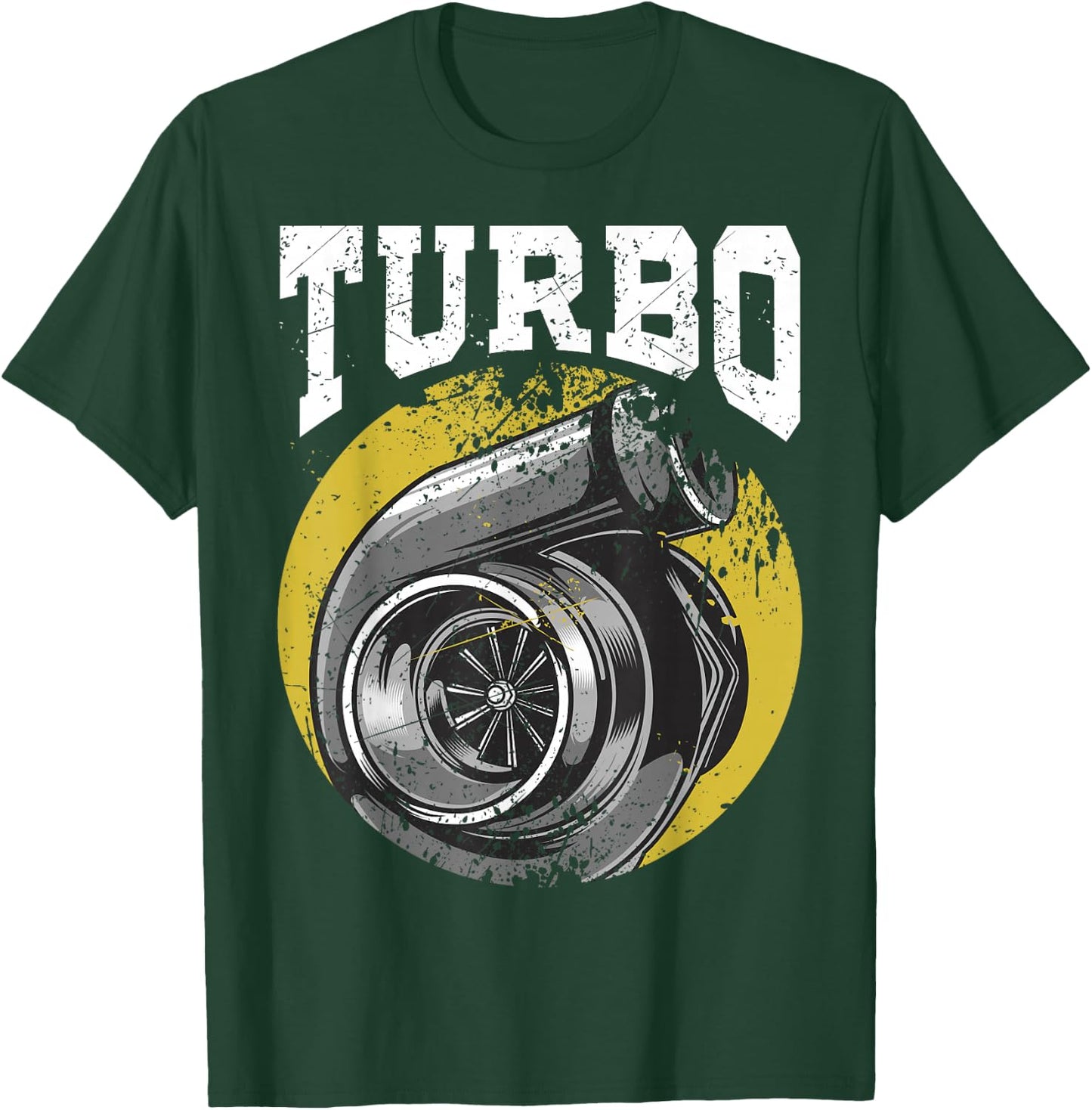 Turbo Charged for Racing Lovers T-Shirt - T-Shirt | Forest