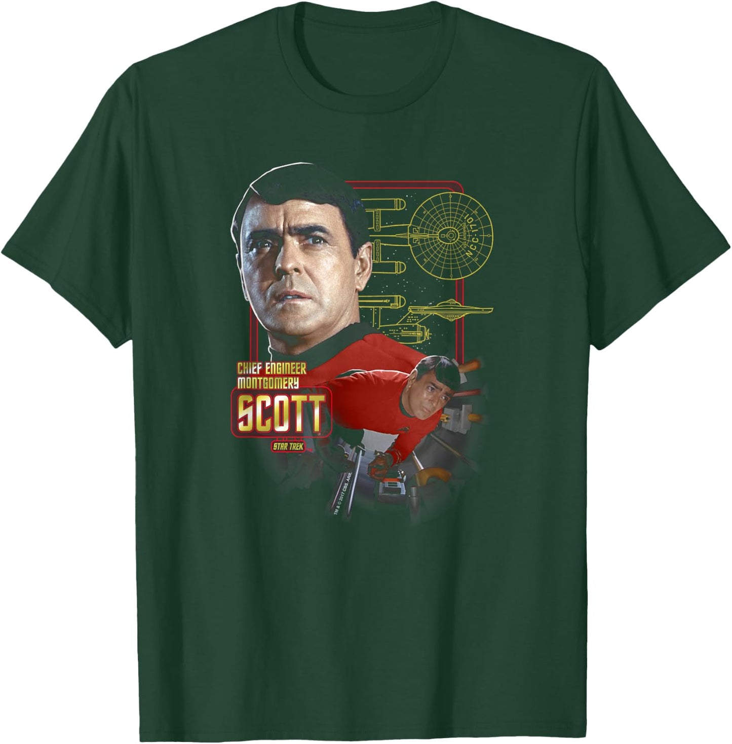 Star Trek Chief Engineer Scott T-Shirt - T-Shirt | Forest