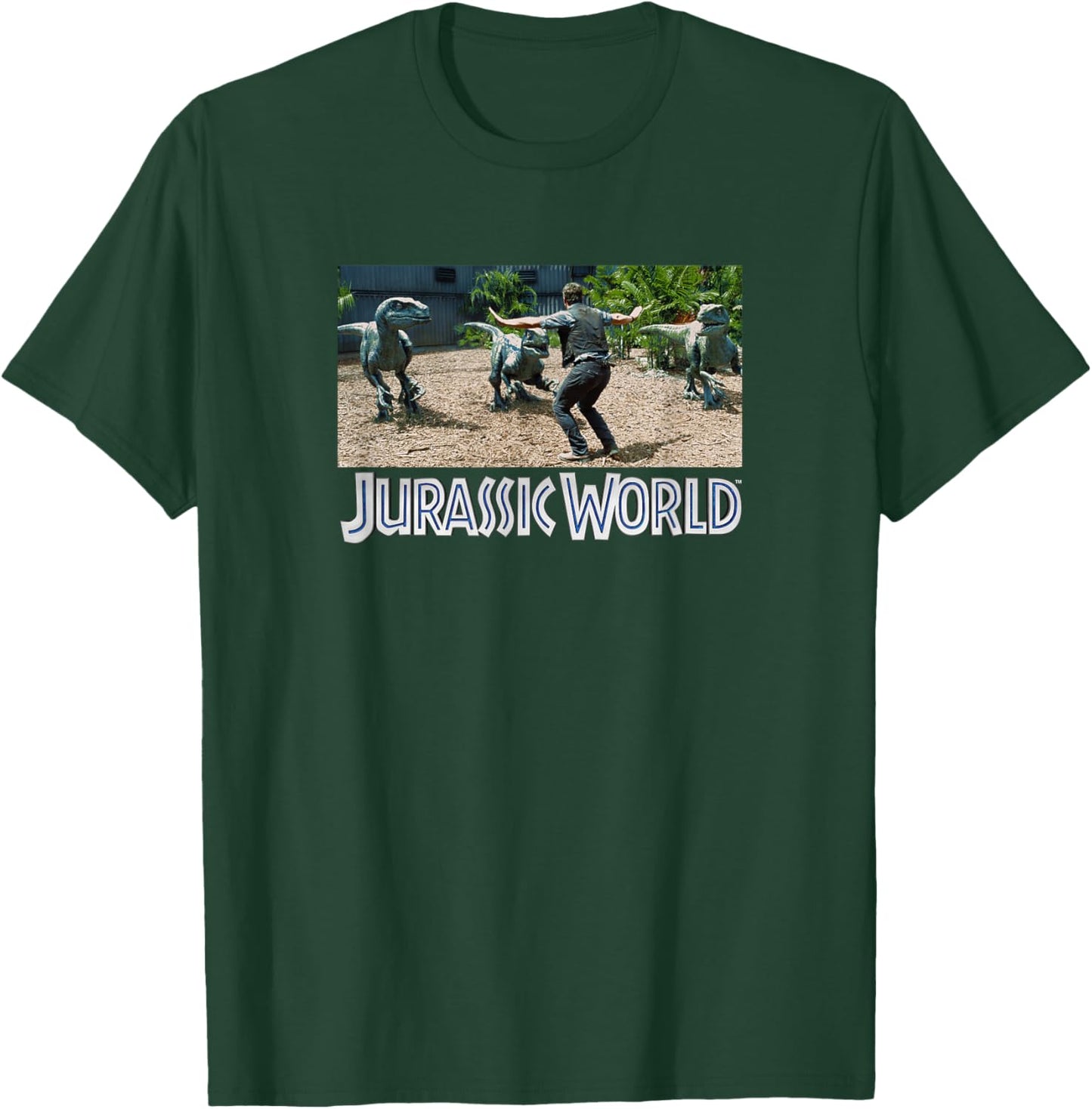 Jurassic World Owen Grady Velociraptor Trainer , Black, Small T-Shirt - T-Shirt | Forest