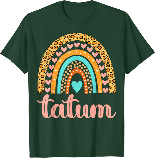 Tatum Tatum Name Birthday Shirt Gift T-Shirt - T-Shirt | Forest