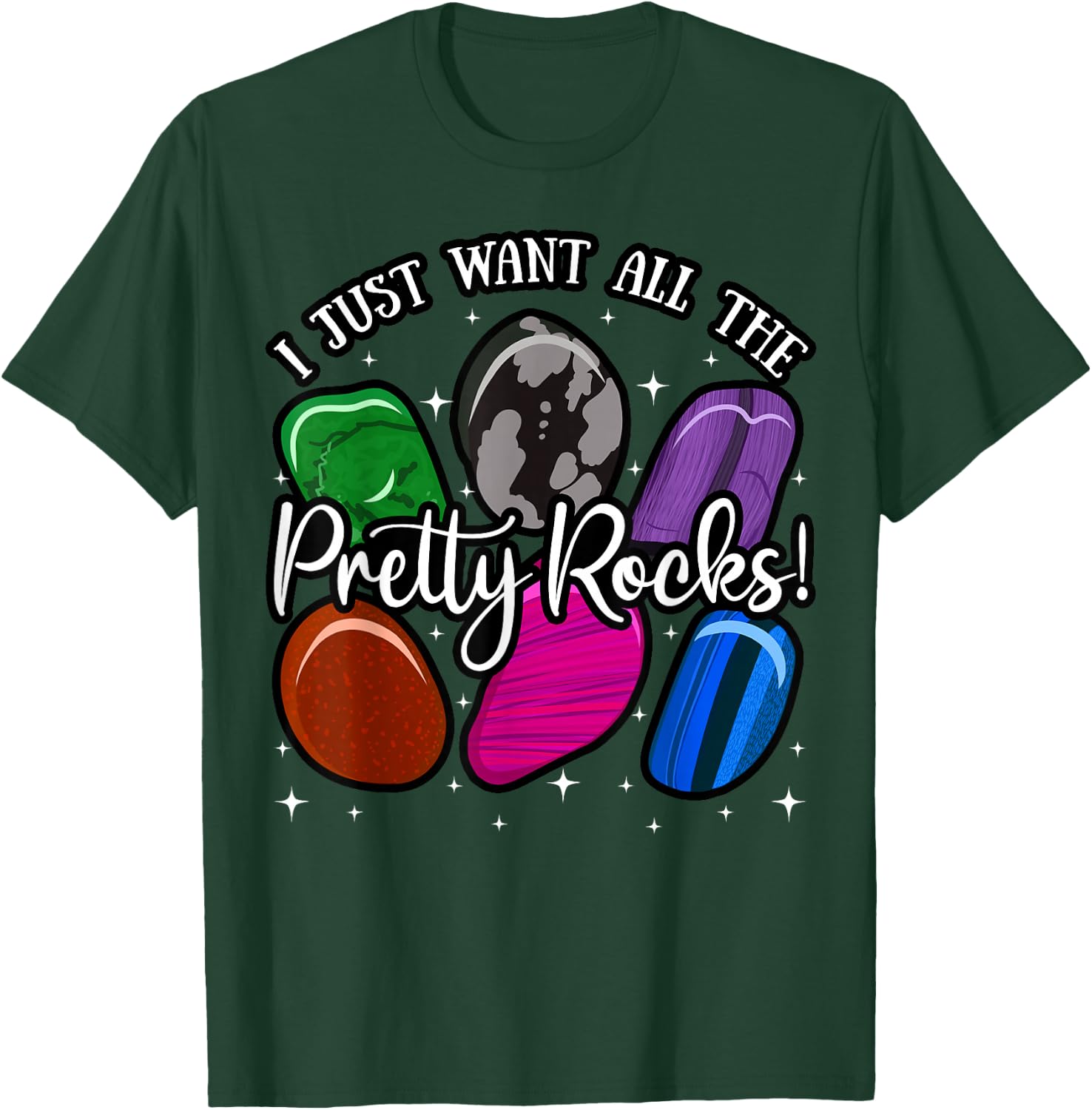 Geology Earth Scientists Geologists Collectors Mineral Rock T-Shirt - T-Shirt | Forest
