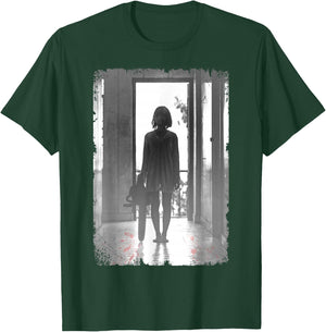 Creepy Chainsaw Girl Horror Dark Art T-Shirt - T-Shirt | Forest