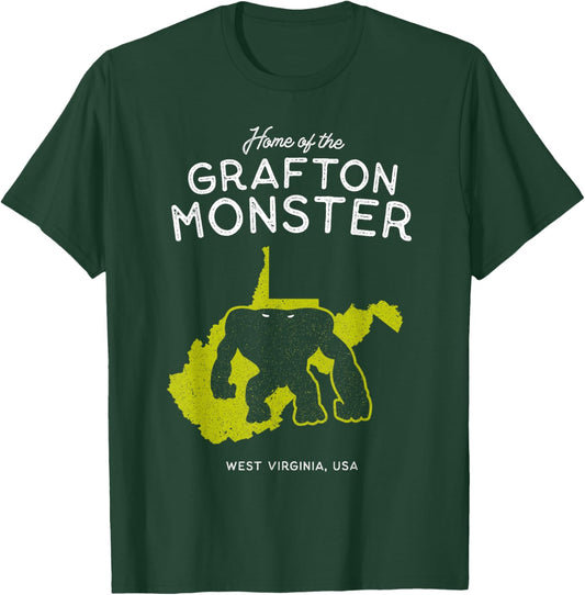 Home of the Grafton Monster - West Virginia, USA T-Shirt - T-Shirt | Forest
