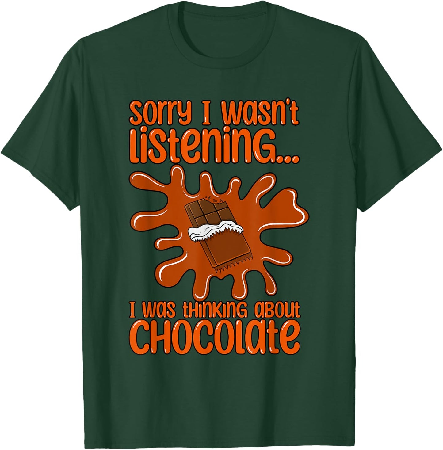 Thinking About Dark Chocolate Cocoa Expert T-Shirt - T-Shirt | Forest
