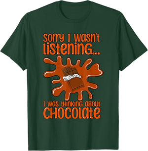 Thinking About Dark Chocolate Cocoa Expert T-Shirt - T-Shirt | Forest