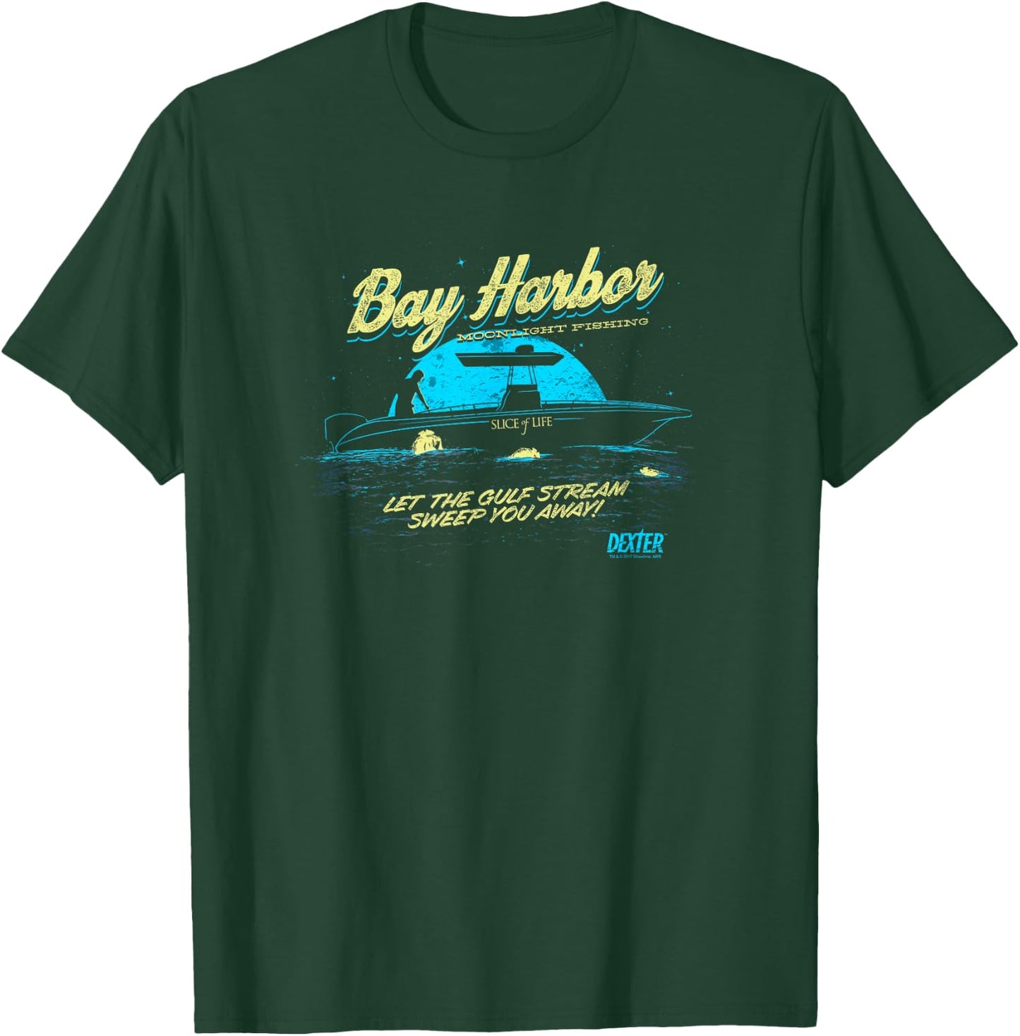 Dexter Moonlight Fishing T-Shirt - T-Shirt | Forest