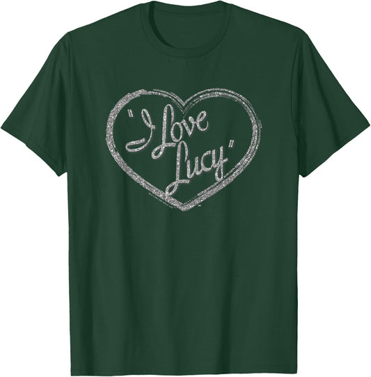 I Love Lucy Silver Logo T-Shirt - T-Shirt | Forest