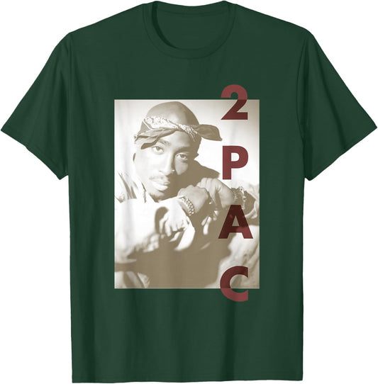 Tupac Tune In T-Shirt - T-Shirt | Forest