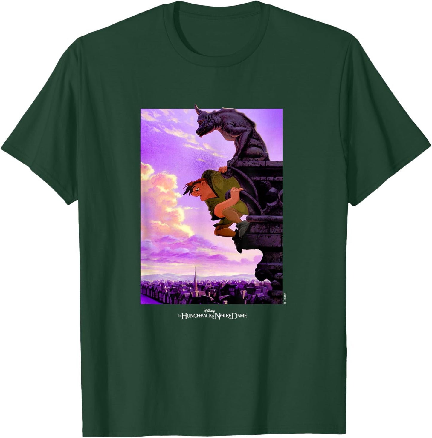 Disney The Hunchback of Notre Dame Quasimodo Gargoyle T-Shirt - T-Shirt | Forest