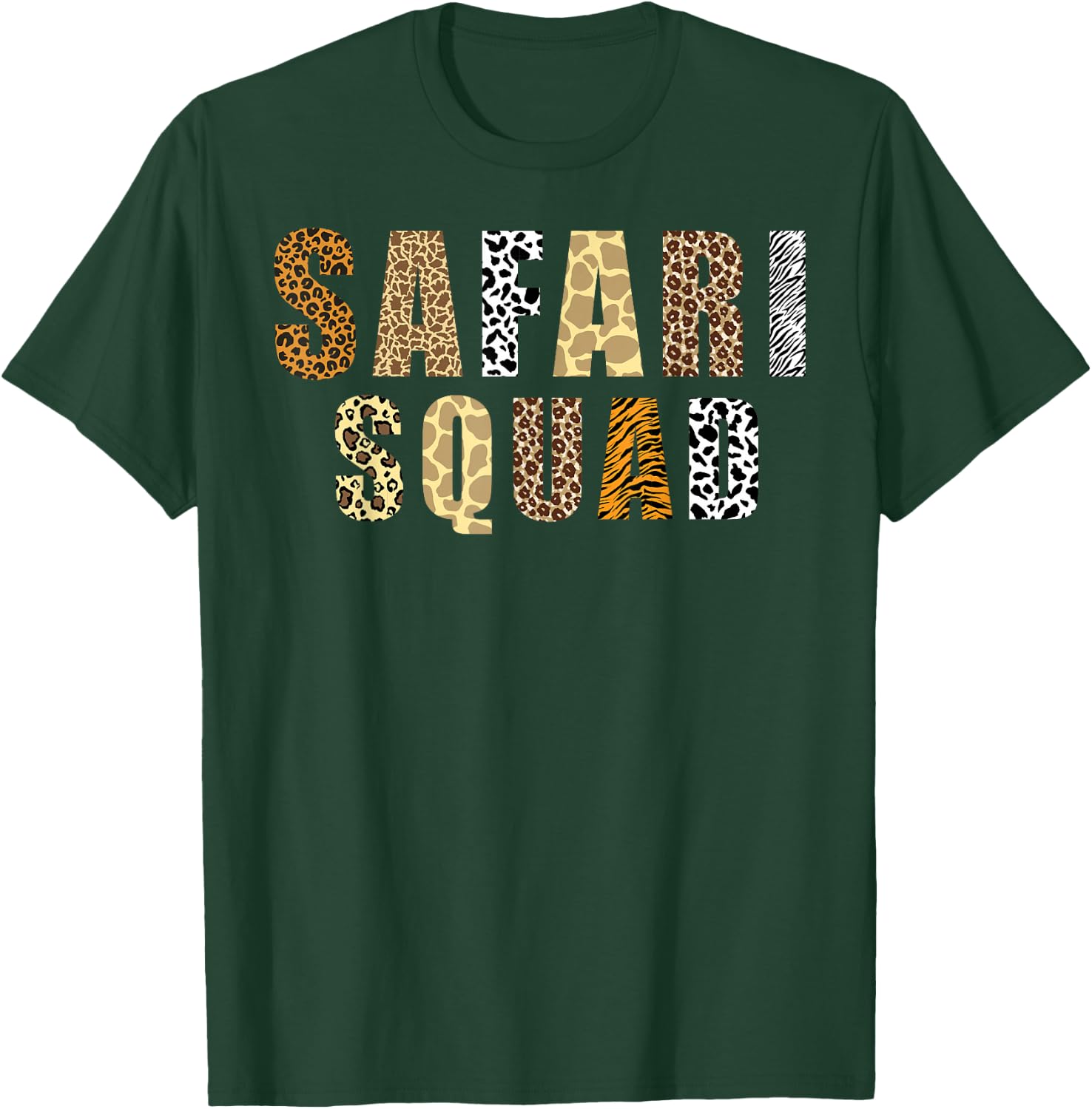 Cool Safari Women Zoologist African Animal Print Zoo T-Shirt - T-Shirt | Forest
