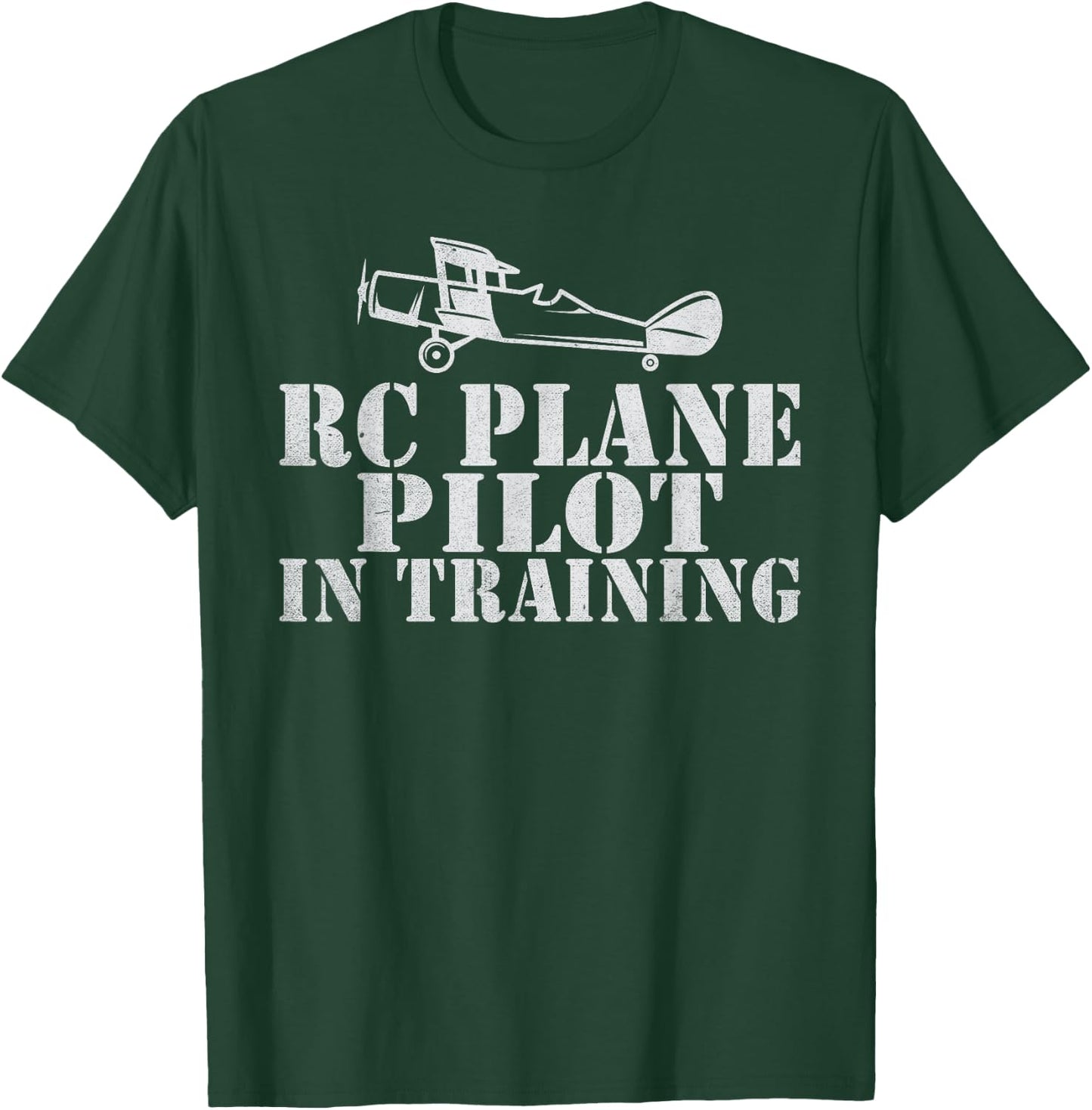 RC Plane Flying Rc Plane Pilot in Training RC Plane T-Shirt - T-Shirt | Forest