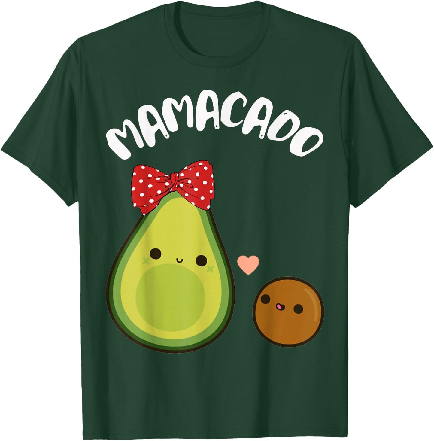 Mamacado Cute Avocado Pregnant Mom Gift Shirt T-Shirt - T-Shirt | Forest