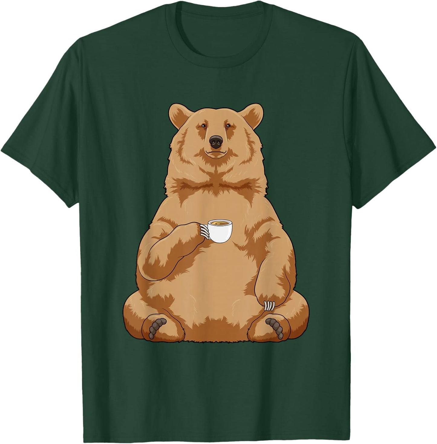 Bear Coffee Mug T-Shirt - T-Shirt | Forest
