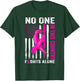 No One Fight Alone Breast Cancer Warrior US Flag Pink Ribbon T-Shirt - T-Shirt | Forest