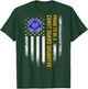 Vintage USA Flag Proud To Be A Coast Guard Veteran Daughter T-Shirt - T-Shirt | Forest