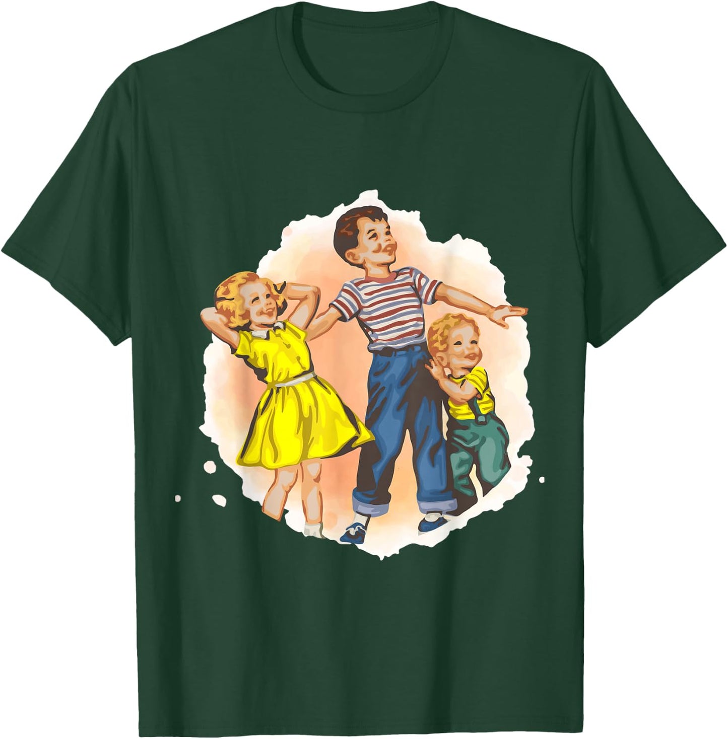 Dick and Jane with Baby T-Shirt - T-Shirt | Forest