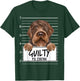 Funny Wirehaired Pointing Griffon Mugshot Guilty Dog T-Shirt - T-Shirt | Forest