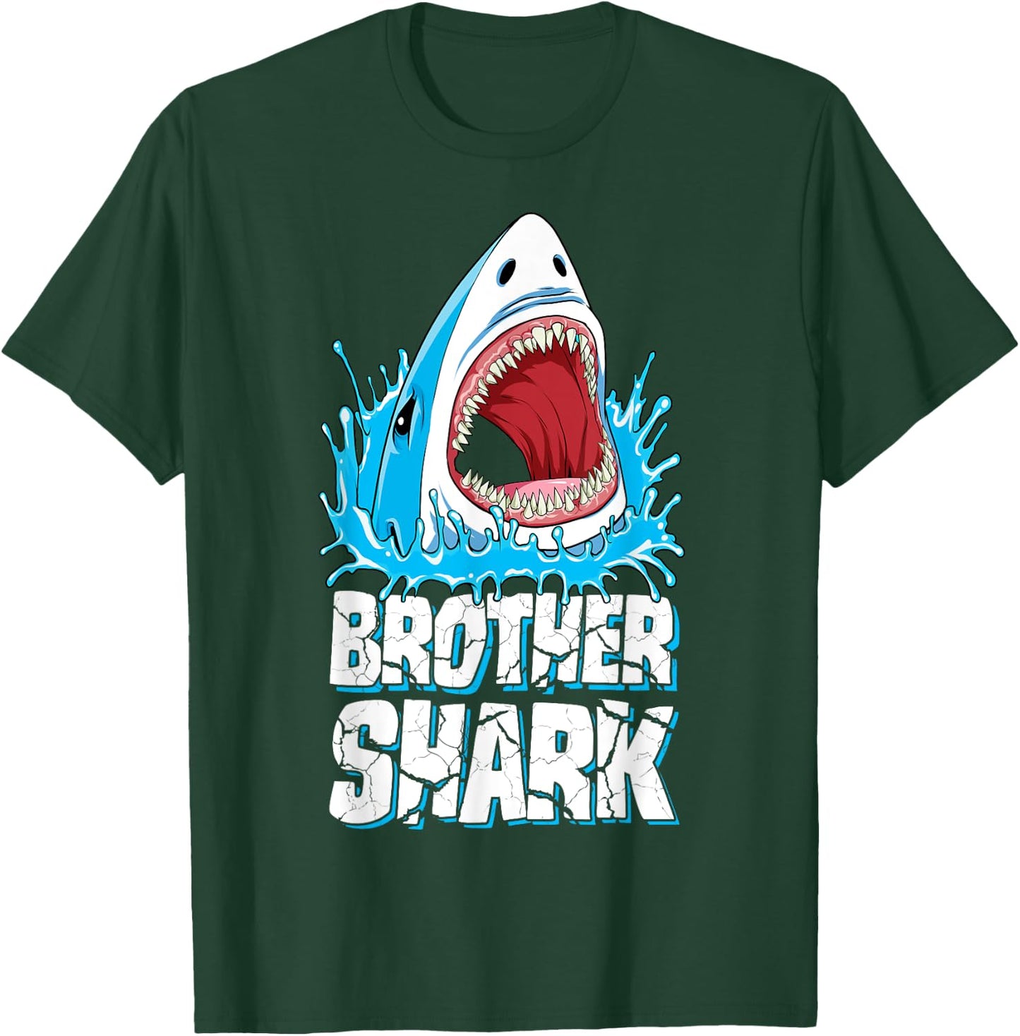 Brother Shark T Shirt Family Matching Men Boys Jawsome Gifts T-Shirt - T-Shirt | Forest