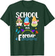 School Out Forever Retired Teacher Gnome Summer Vacation T-Shirt - T-Shirt | Forest