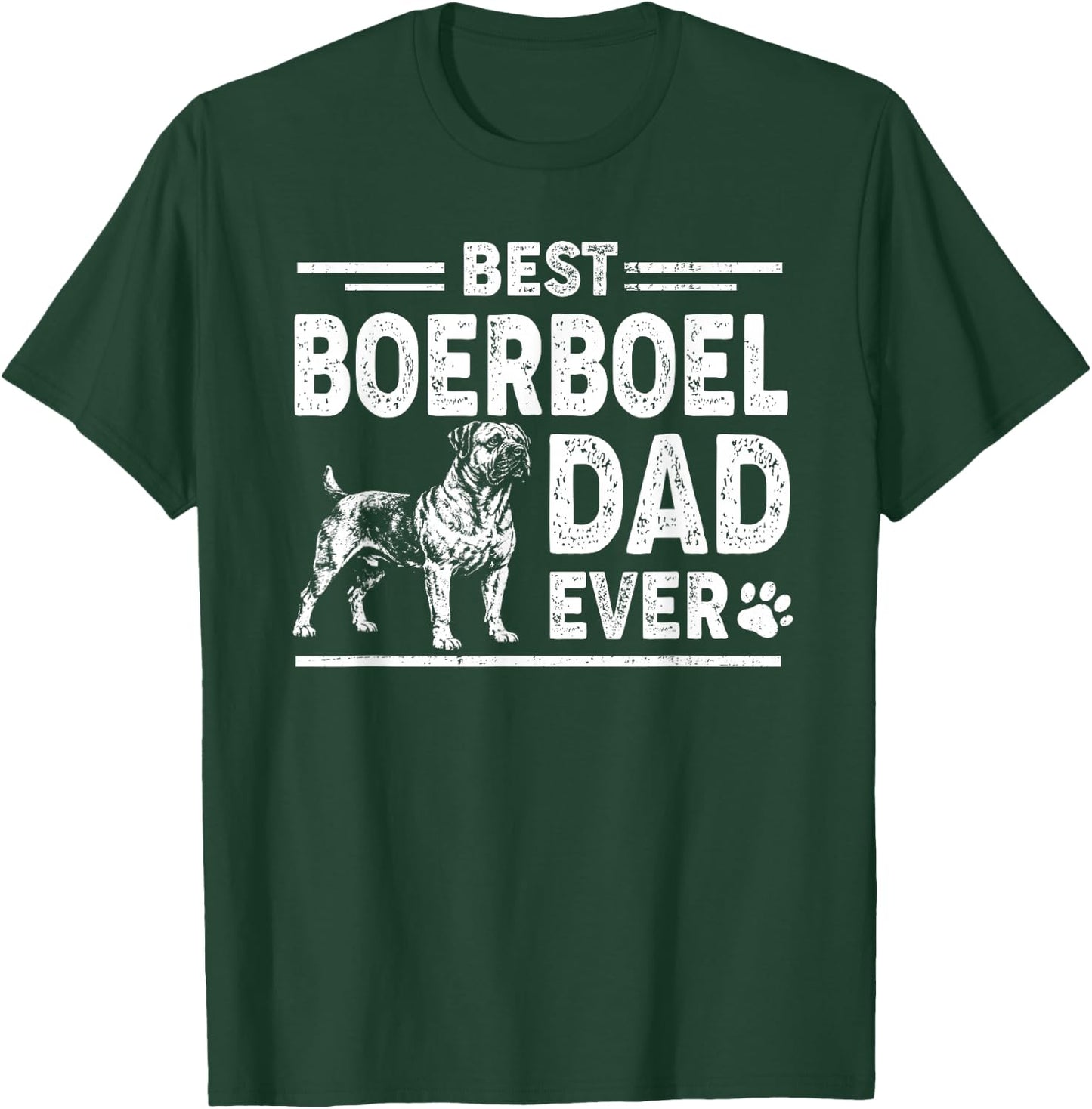 Best Boerboel Dad Ever Father's Day T-Shirt - T-Shirt | Forest