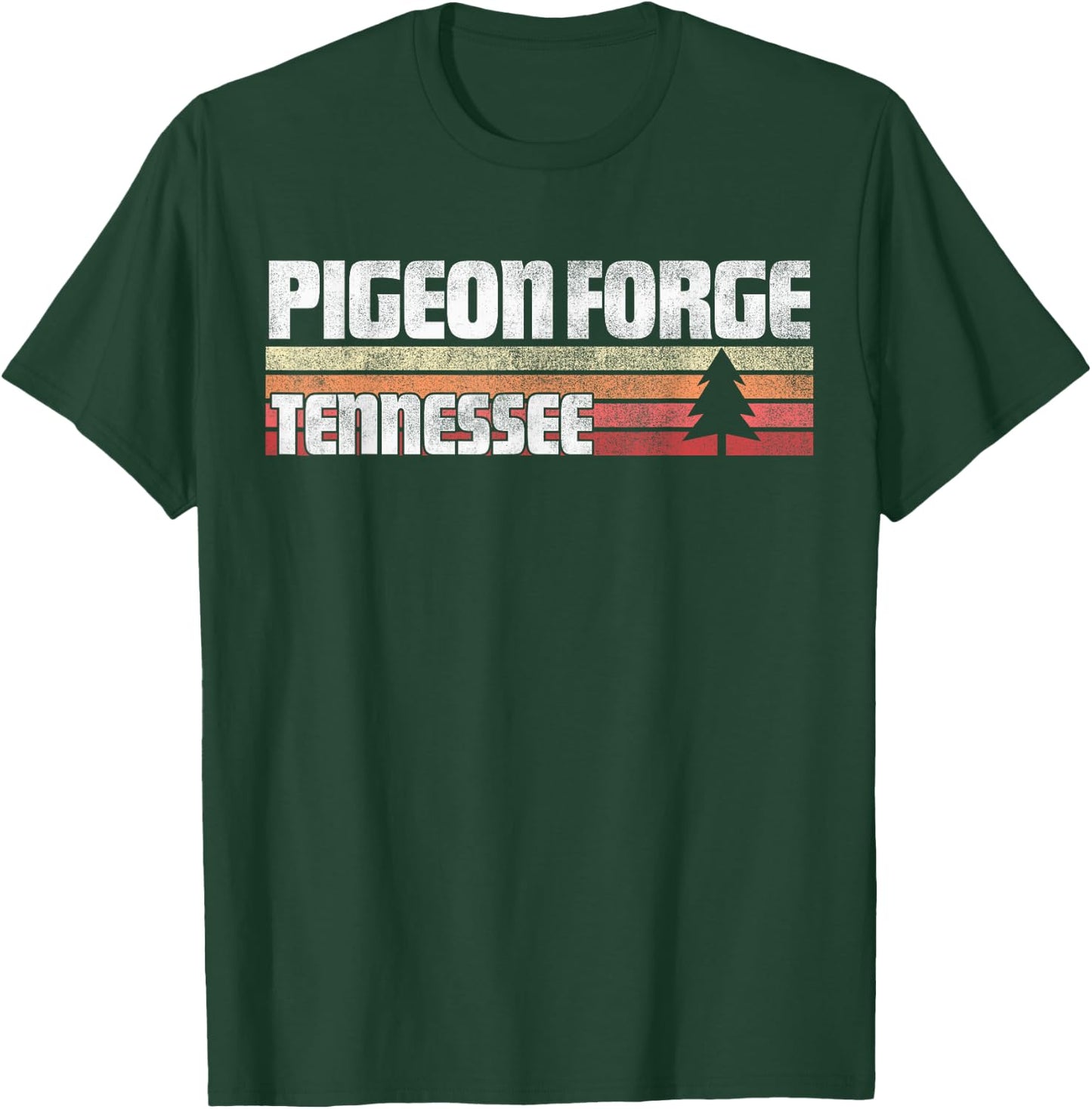 Pigeon Forge Tennessee TN Gift Retro Vintage 70s 80s 90s T-Shirt - T-Shirt | Forest