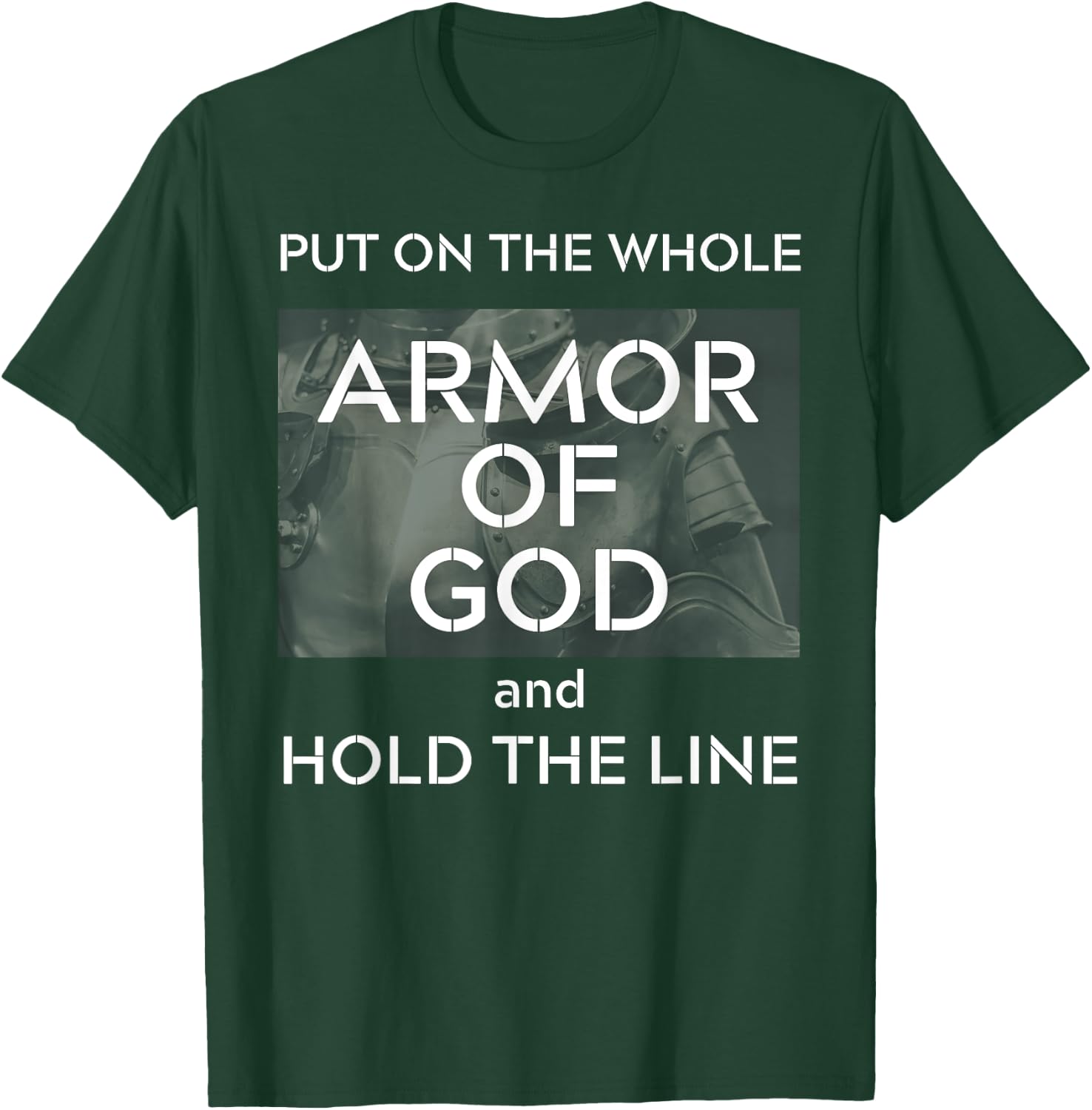 Hold The Line Christian Truckers Freedom Convoy 2022 Patriot T-Shirt - T-Shirt | Forest