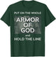 Hold The Line Christian Truckers Freedom Convoy 2022 Patriot T-Shirt - T-Shirt | Forest