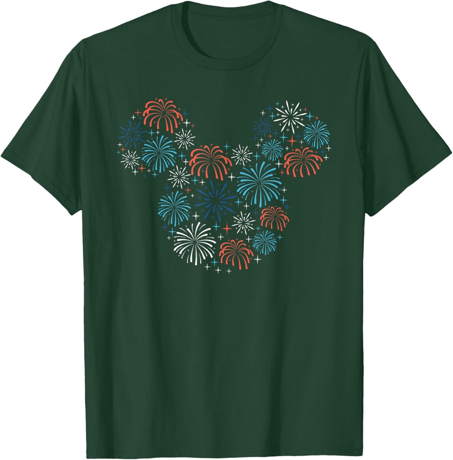 Disney Mickey Mouse Fireworks Americana T-Shirt - T-Shirt | Forest