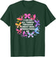 I Can Do All Things Through Christ Butterfly Art Religious T-Shirt - T-Shirt | Forest