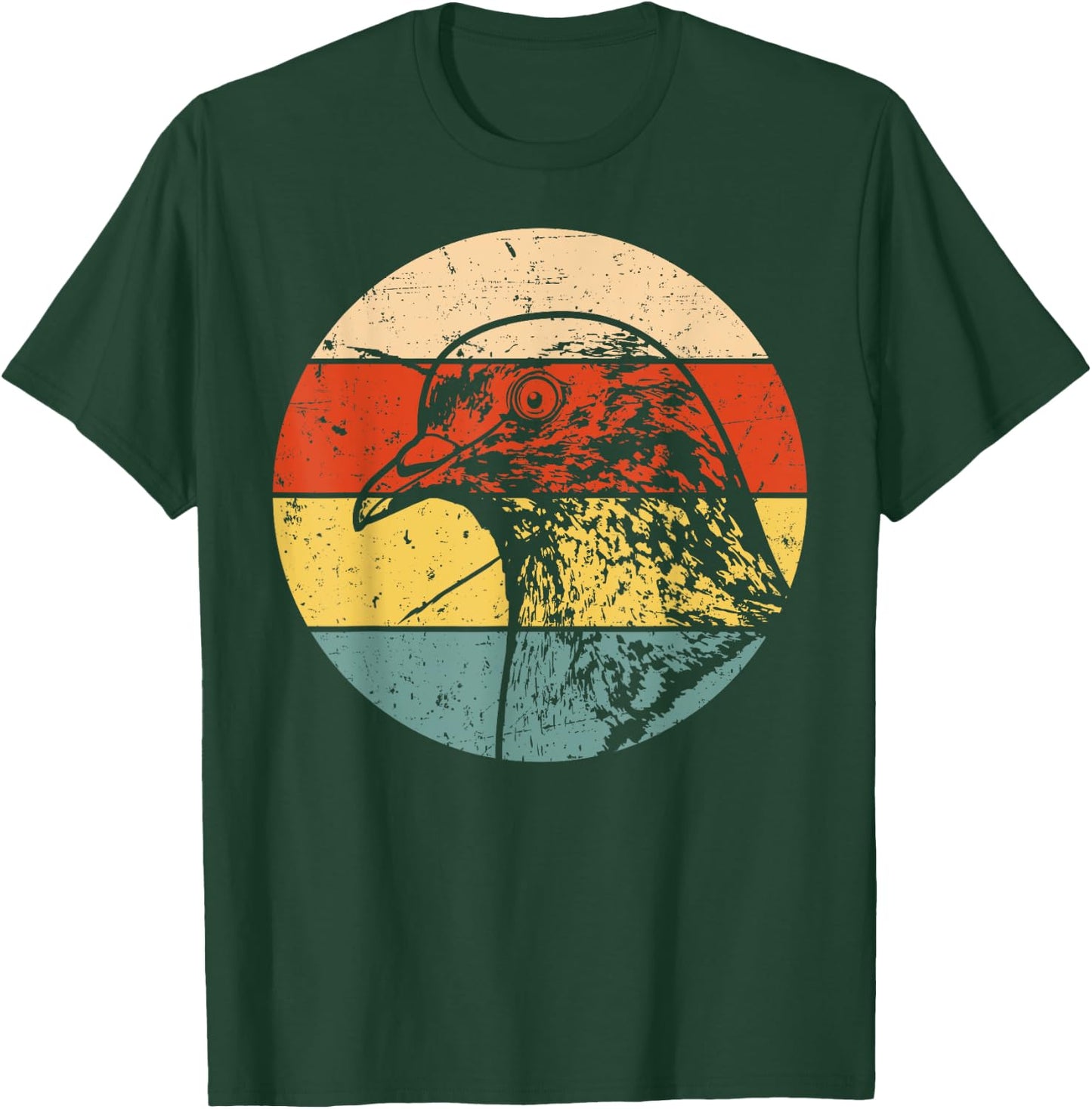 Cool Pigeon Women Pigeon Racing Homing Vintage 80s T-Shirt - T-Shirt | Forest