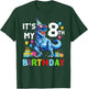 Kids It's My 8th Birthday Happy 8 Year T-Rex T-Shirt - T-Shirt | Forest