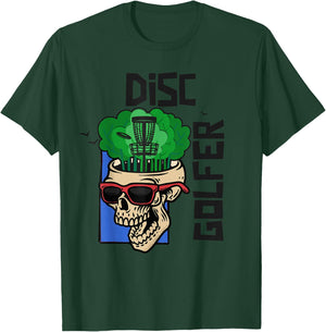 Funny Disc Golf on the Brain - Disc Golf T-Shirt - T-Shirt | Forest