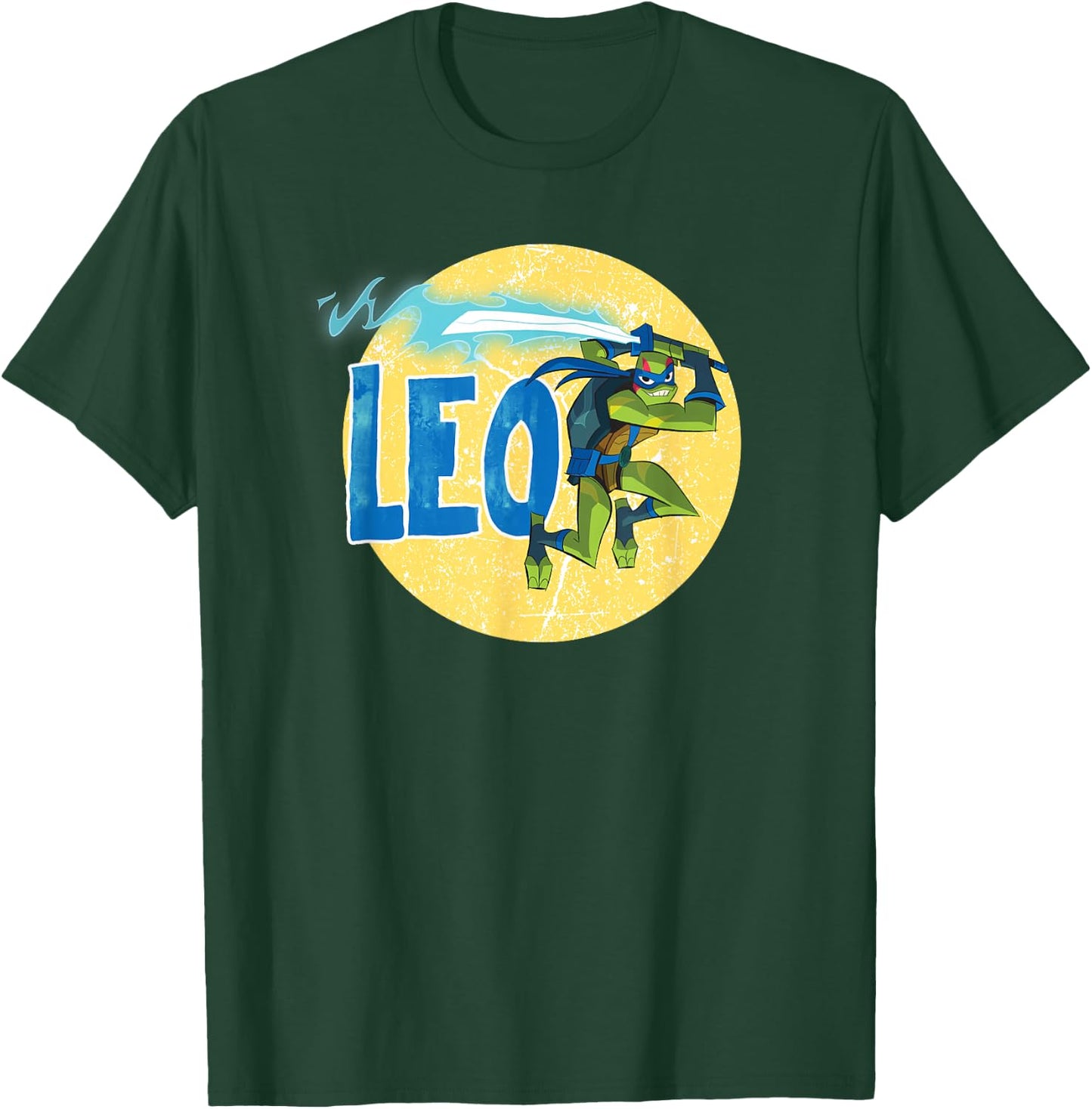 Leonard "Leo" the Ninja Turtle T-Shirt - T-Shirt | Forest