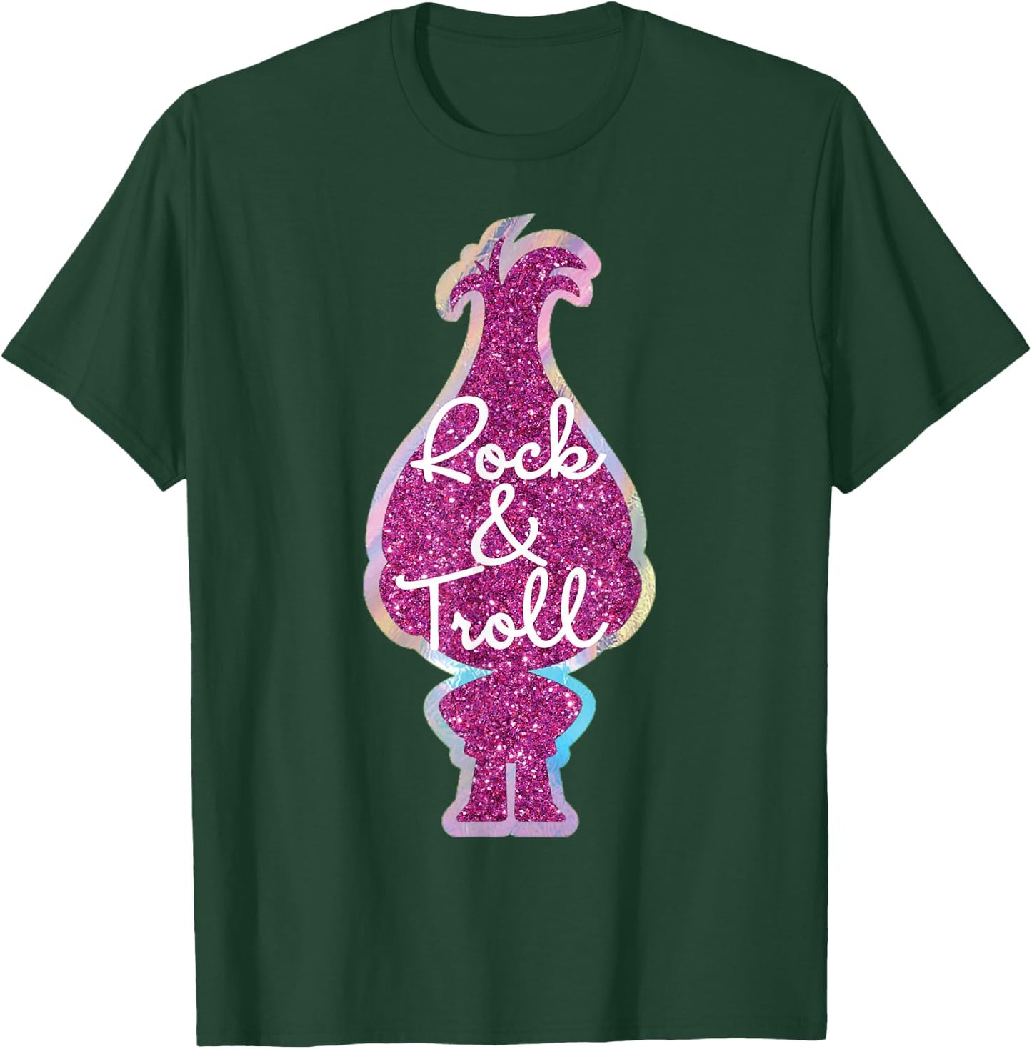 DreamWorks Trolls Rock & Troll Sparkle T-Shirt - T-Shirt | Forest