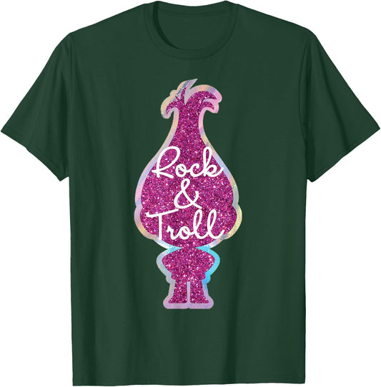 DreamWorks Trolls Rock & Troll Sparkle T-Shirt - T-Shirt | Forest