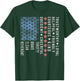 American Flag Scouting Vintage Scouting Law T-Shirt - T-Shirt | Forest