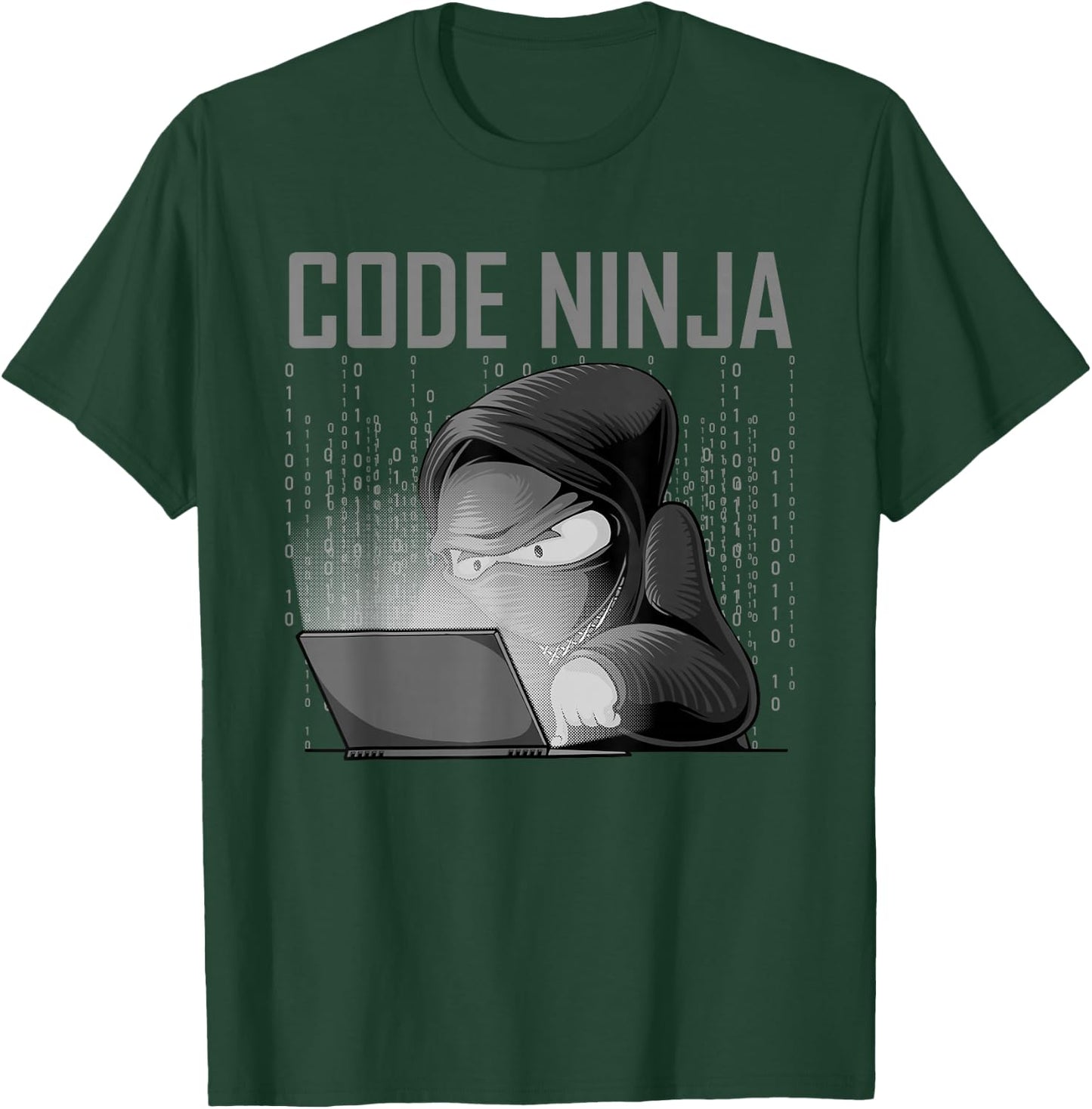 Cool Computer Programmer Art Women Web Coding Geek T-Shirt - T-Shirt | Forest