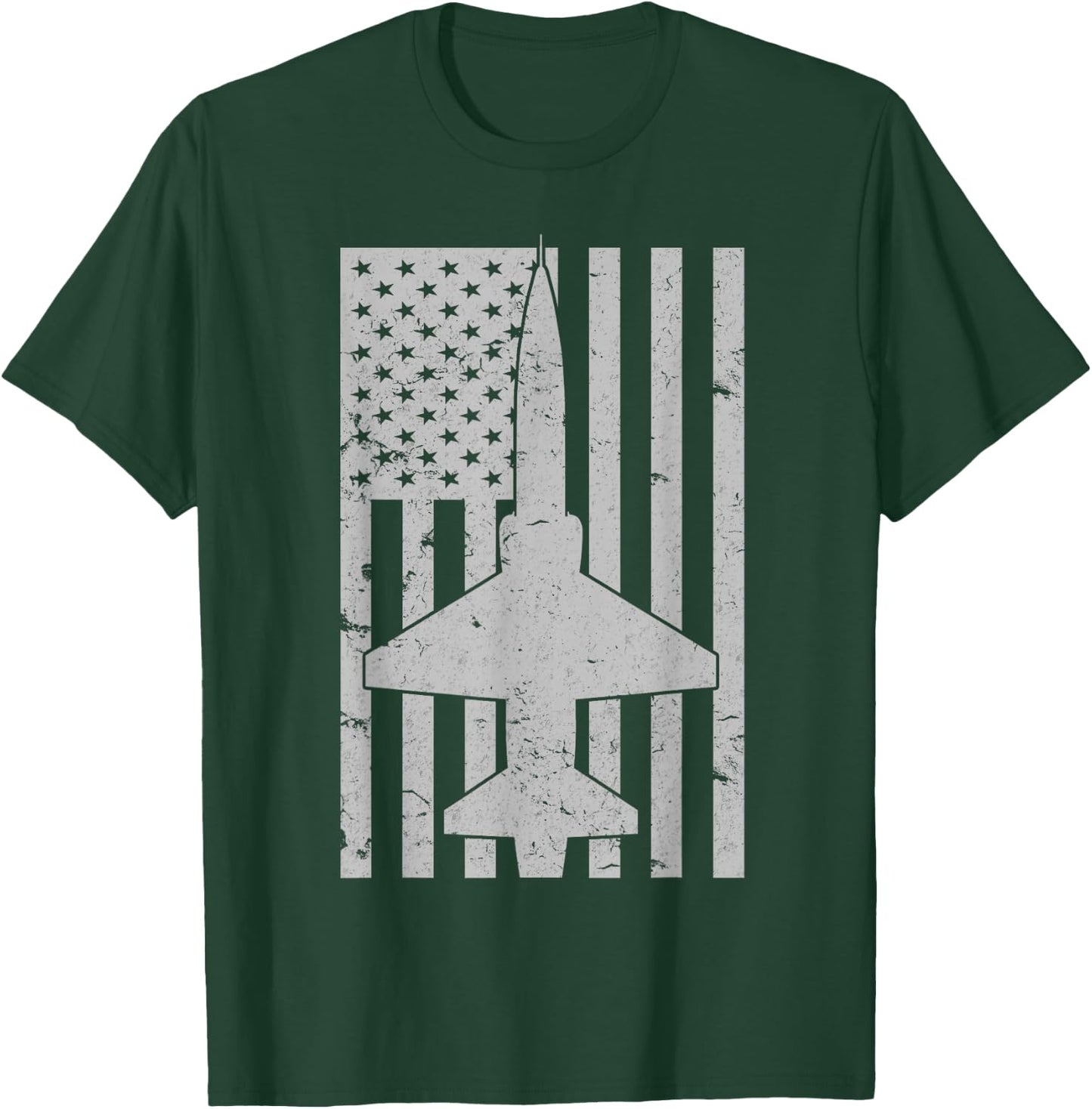 T-38 Talon Patriotic Vintage Jet Trainer Pilot Women Kids Men T-Shirt - T-Shirt | Forest
