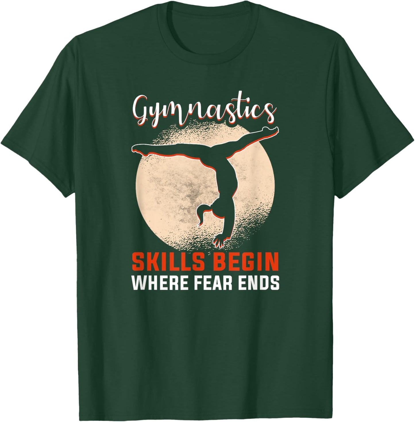 Sports gymnastics and gymnastics team acrobatics trainer gymnastics T-Shirt - T-Shirt | Forest