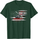 UH-60 Black Hawk Helicopter USA Flag Helicopter Pilot Gifts T-Shirt - T-Shirt | Forest