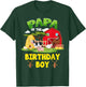 Papa Of The Birthday Boy Farm Animals Barnyard Party T-Shirt - T-Shirt | Forest