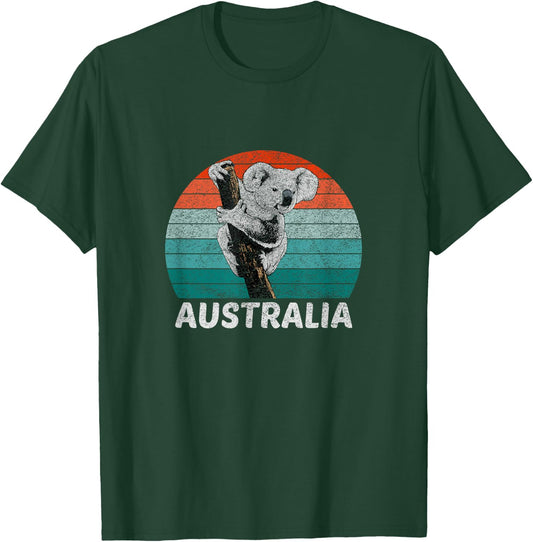 Vintage Retro Koala Australia Koala Bear T-Shirt - T-Shirt | Forest